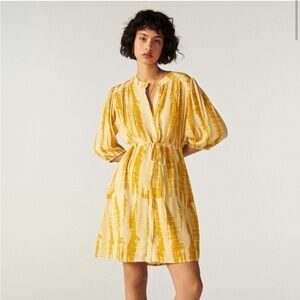 BA&SH Kenya Yellow Mini Dress